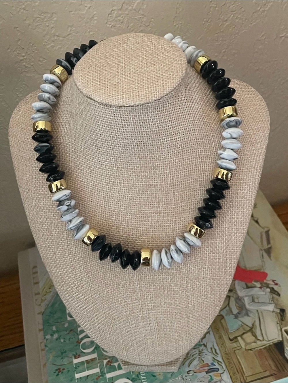 new Black Day Dream Beaded Necklace by Treasure Jewels